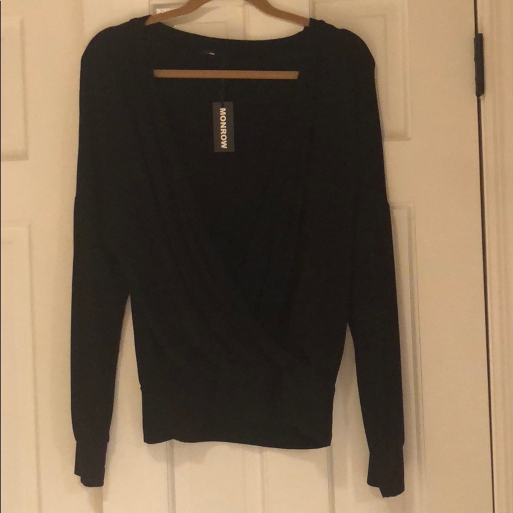 Monrow sweater with Rachel pally montrose pants